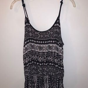 Black and white jumpsuit